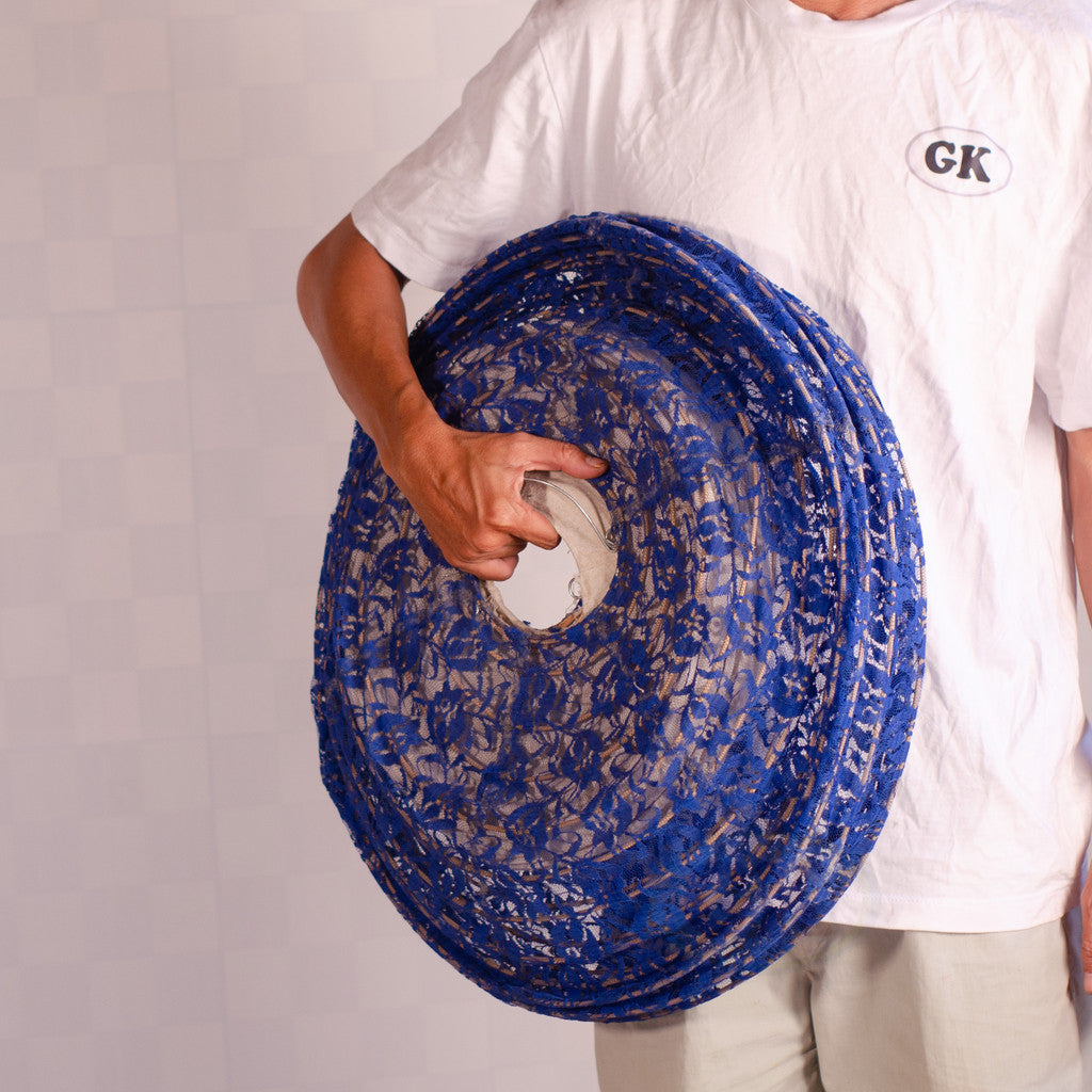 Kap Lampu Gantung Kain LENTERA 38 D60 - Handcrafted Lampshade Perfect Interior Decor for Cafe, Resto, Hotel or Home.