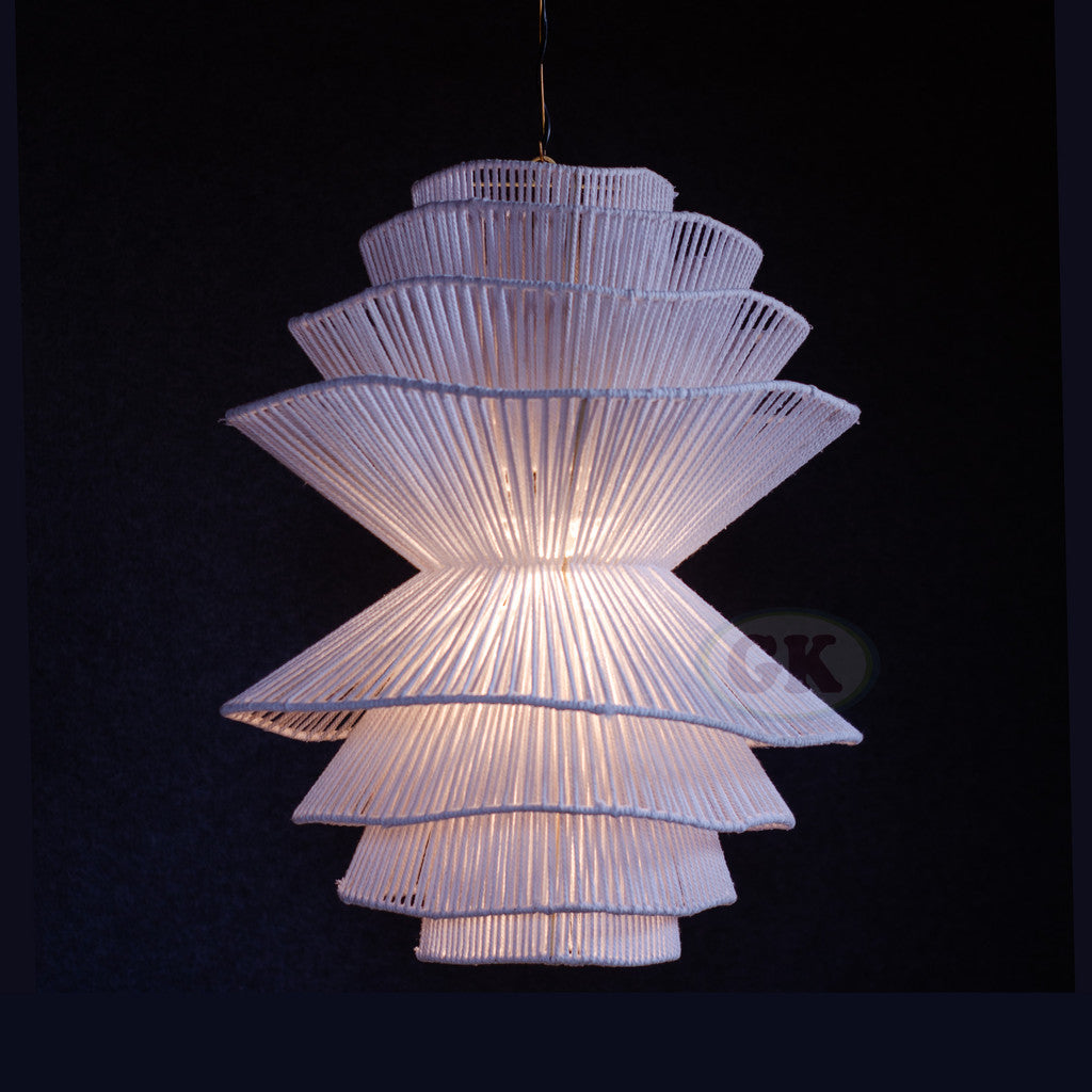 Kap Lampu Gantung RUSTIC 48 D50 - Artistic Lampshade Perfect Interior Decor for Livingroom, Bedroom, or Longue.