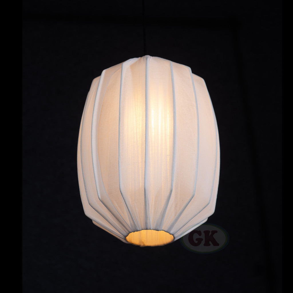 Kap Lampu Gantung Kain LENTERA 27 D30 - Handcrafted Lampshade Perfect Interior Decor for Cafe, Resto, Hotel or Home.