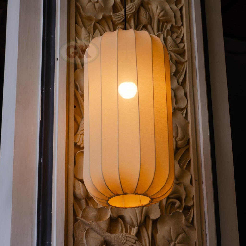 Kap Lampu Gantung Kain LENTERA 45 - Handcrafted Lampshade Perfect Interior Decor for Cafe, Resto, Hotel or Home.