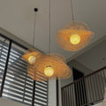[Bundling] Rattan Pendant Light Set of 3 – Natural Handwoven Hanging Lamp RUSTIC SET 01