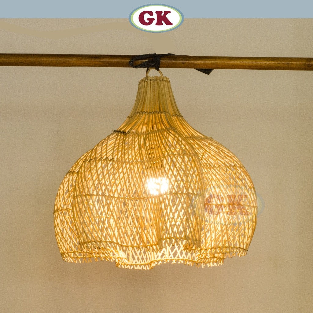 Kap Lampu Gantung Rotan BASIC 04 - Rotan Hias Ceiling Rattan