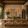 Kap Lampu Gantung Rotan BASIC 04 - Rotan Hias Ceiling Rattan