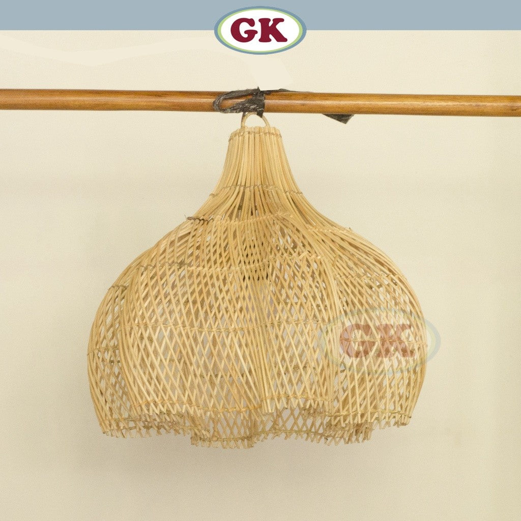 Kap Lampu Gantung Rotan BASIC 04 - Rotan Hias Ceiling Rattan