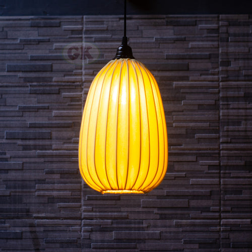 Kap Lampu Gantung Kain LENTERA 28 D30 - Handcrafted Lampshade Perfect Interior Decor for Cafe, Resto, Hotel or Home.