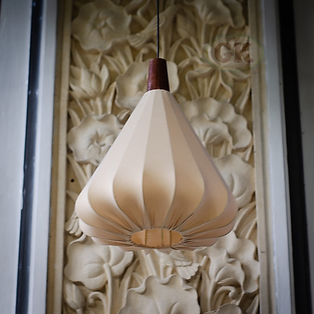 Kap Lampu Gantung Kain LENTERA 40 D30 - Handcrafted Lampshade Perfect Interior Decor for Cafe, Resto, Hotel or Home.