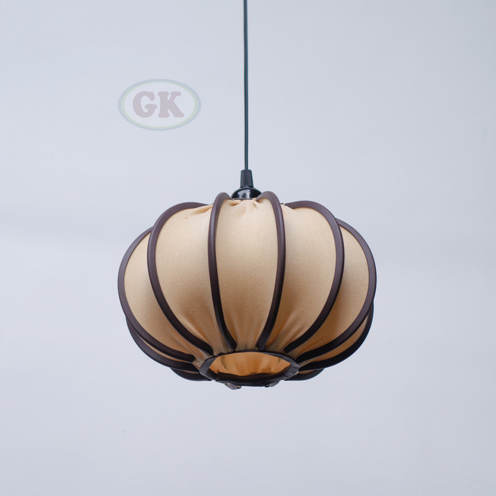 Kap Lampu Gantung Kain LENTERA 33 D25 - Handcrafted Lampshade Perfect Interior Decor for Cafe, Resto, Hotel or Home.