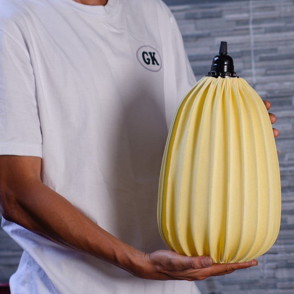 Kap Lampu Gantung Kain LENTERA 28 D30 - Handcrafted Lampshade Perfect Interior Decor for Cafe, Resto, Hotel or Home.