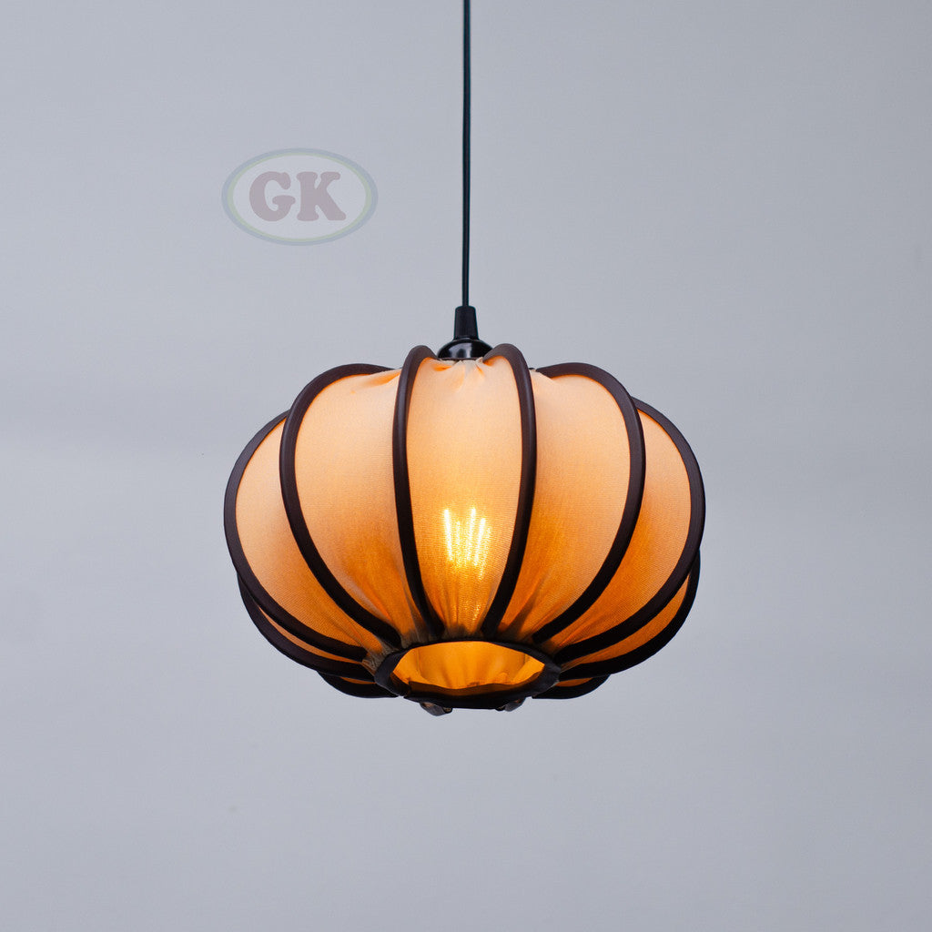 Kap Lampu Gantung Kain LENTERA 33 D25 - Handcrafted Lampshade Perfect Interior Decor for Cafe, Resto, Hotel or Home.
