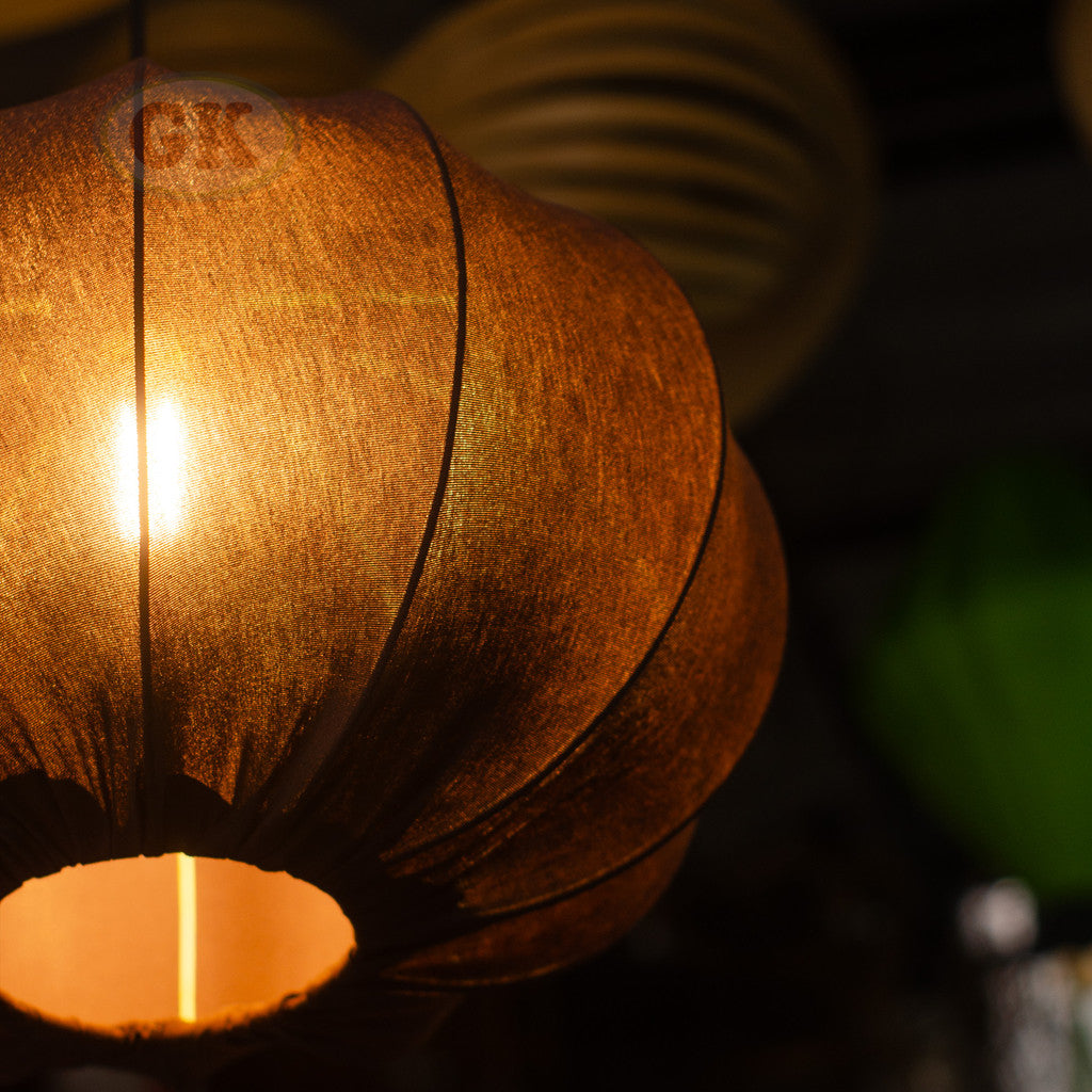 Kap Lampu Gantung Kain LENTERA 31 D40 - Handcrafted Lampshade Perfect Interior Decor for Cafe, Resto, Hotel or Home.