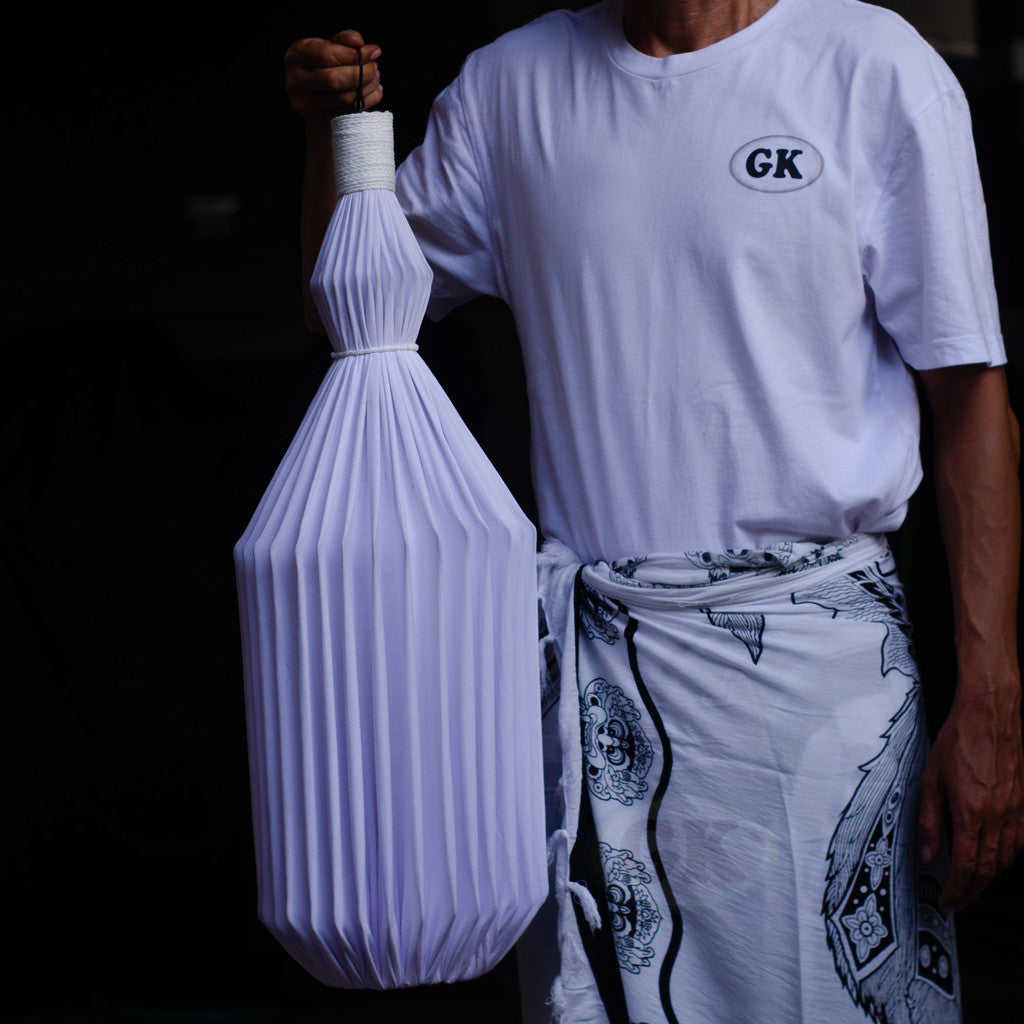 Kap Lampu Gantung Kain LENTERA 35 D25 - Handcrafted Lampshade Perfect Interior Decor for Cafe, Resto, Hotel or Home.