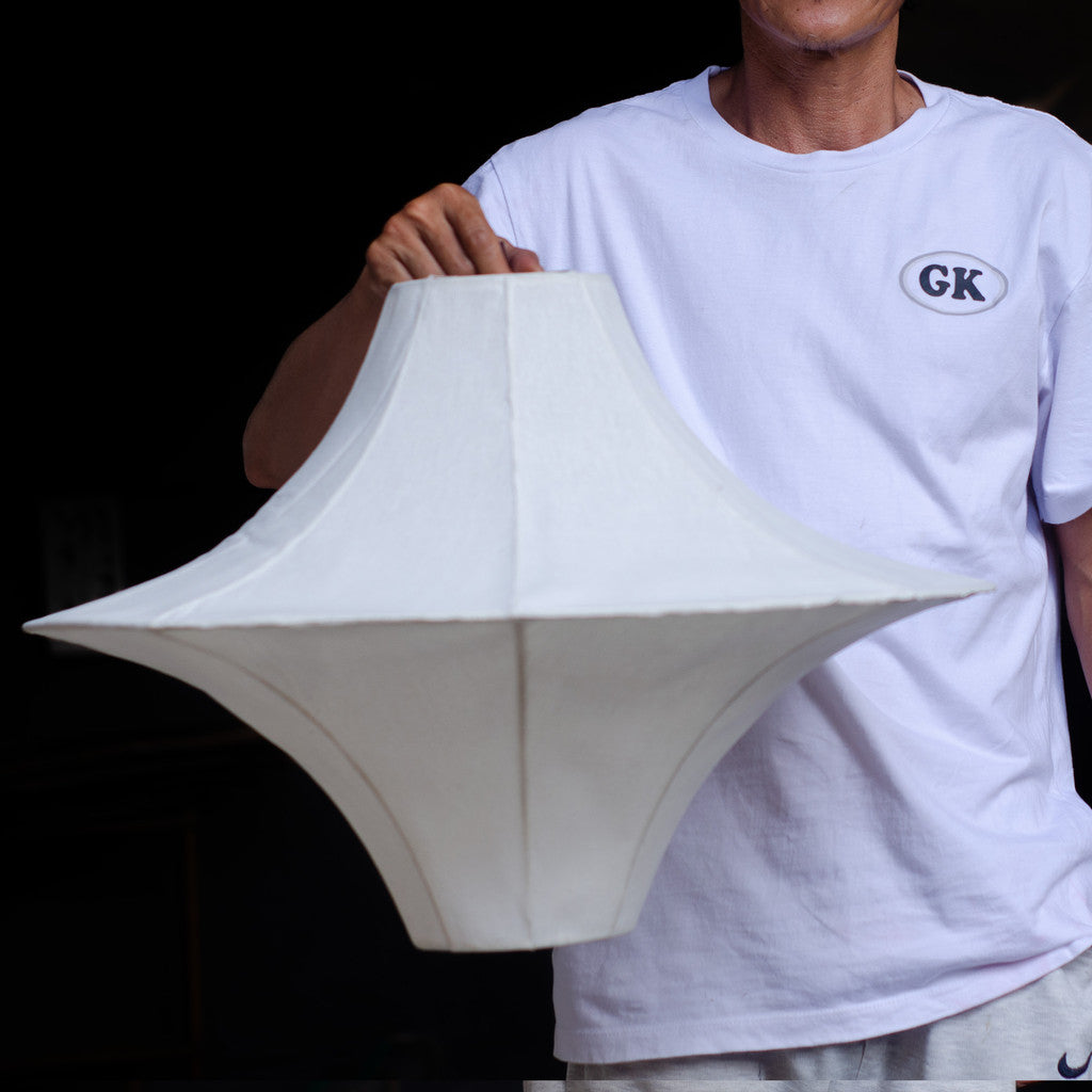 Kap Lampu Gantung Kain LENTERA 39 D60 - Handcrafted Lampshade Perfect Interior Decor for Cafe, Resto, Hotel or Home.