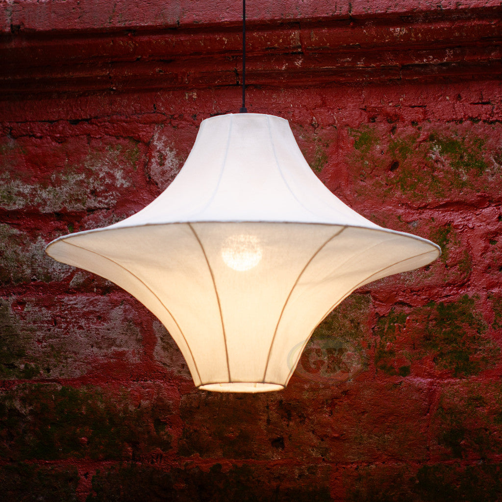 Kap Lampu Gantung Kain LENTERA 39 D60 - Handcrafted Lampshade Perfect Interior Decor for Cafe, Resto, Hotel or Home.