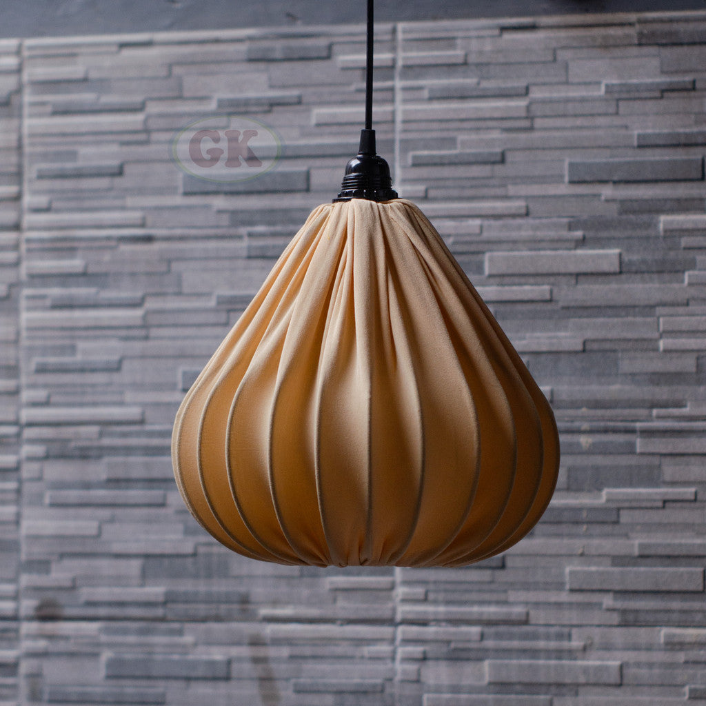 Kap Lampu Gantung Kain LENTERA 34 D30 - Handcrafted Lampshade Perfect Interior Decor for Cafe, Resto, Hotel or Home.