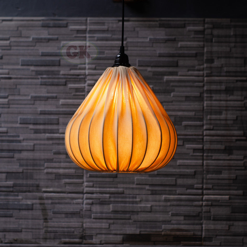 Kap Lampu Gantung Kain LENTERA 34 D30 - Handcrafted Lampshade Perfect Interior Decor for Cafe, Resto, Hotel or Home.