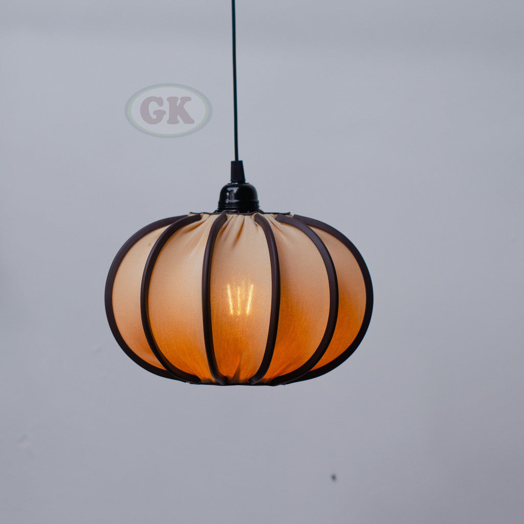 Kap Lampu Gantung Kain LENTERA 33 D25 - Handcrafted Lampshade Perfect Interior Decor for Cafe, Resto, Hotel or Home.