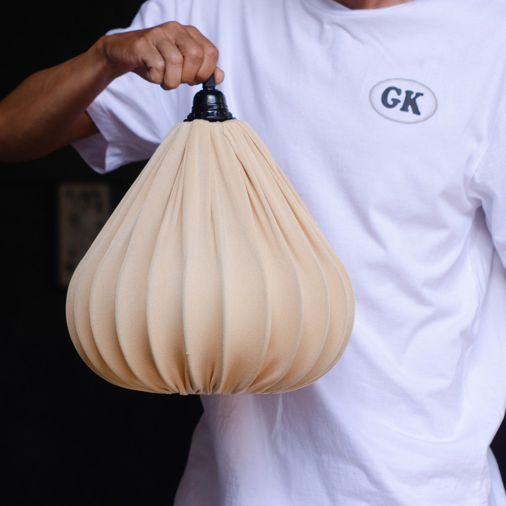 Kap Lampu Gantung Kain LENTERA 34 D30 - Handcrafted Lampshade Perfect Interior Decor for Cafe, Resto, Hotel or Home.