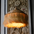 Kap Lampu Gantung Rumbai RUSTIC 57 D50 - Artistic Lampshade Perfect Interior Decor for Livingroom, Bedroom, or Longue.