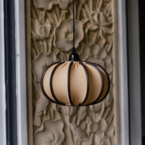 Kap Lampu Gantung Kain LENTERA 33 D25 - Handcrafted Lampshade Perfect Interior Decor for Cafe, Resto, Hotel or Home.