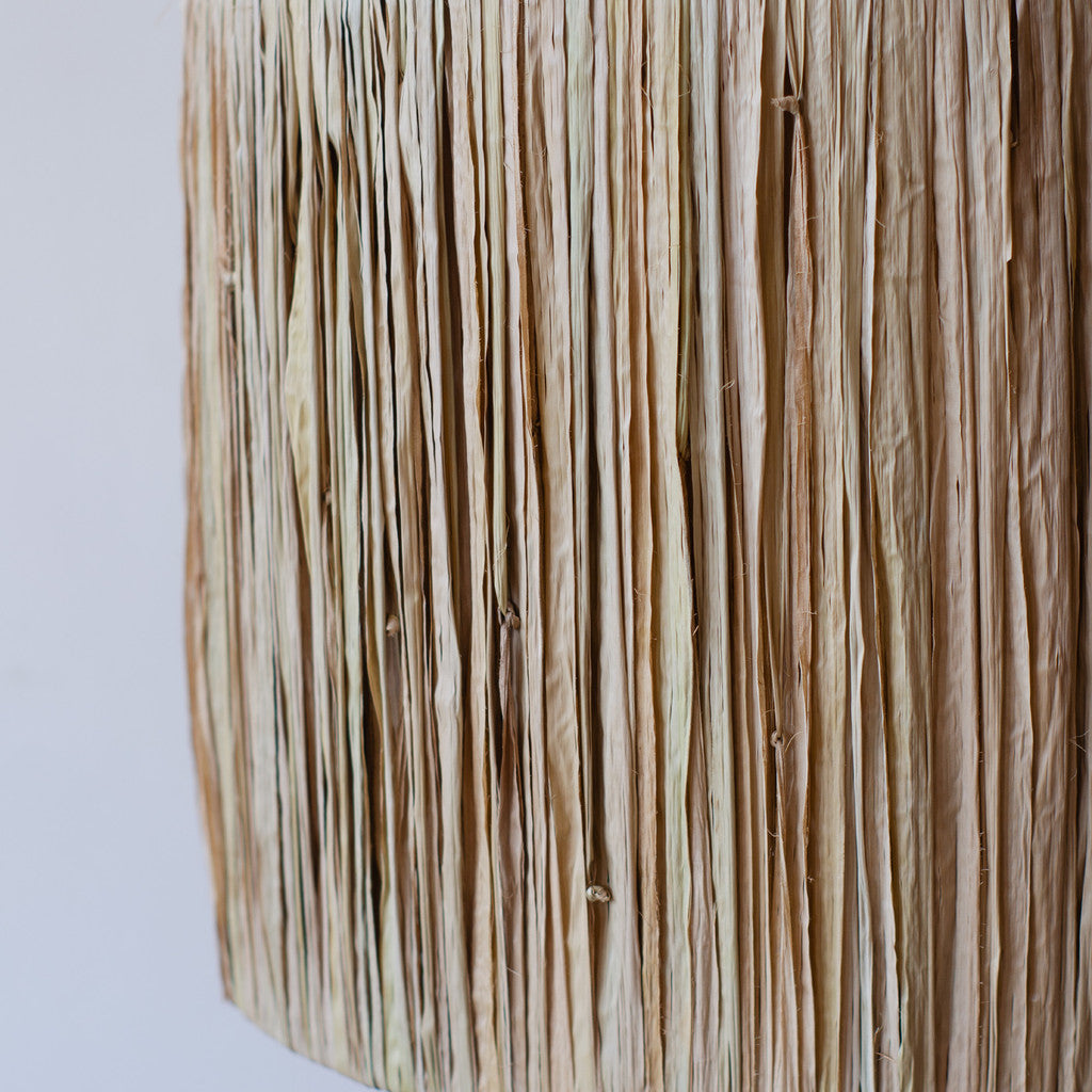 Kap Lampu Standing Rumbai RUSTIC 60 D50 - Artistic Lampshade Perfect Interior Decor for Livingroom, Bedroom, or Longue.