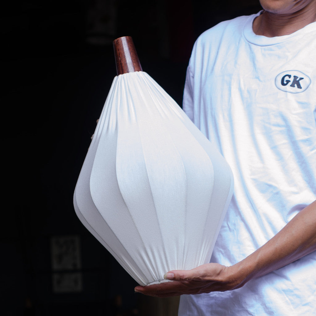 Kap Lampu Gantung Kain LENTERA 41 D30 - Handcrafted Lampshade Perfect Interior Decor for Cafe, Resto, Hotel or Home.