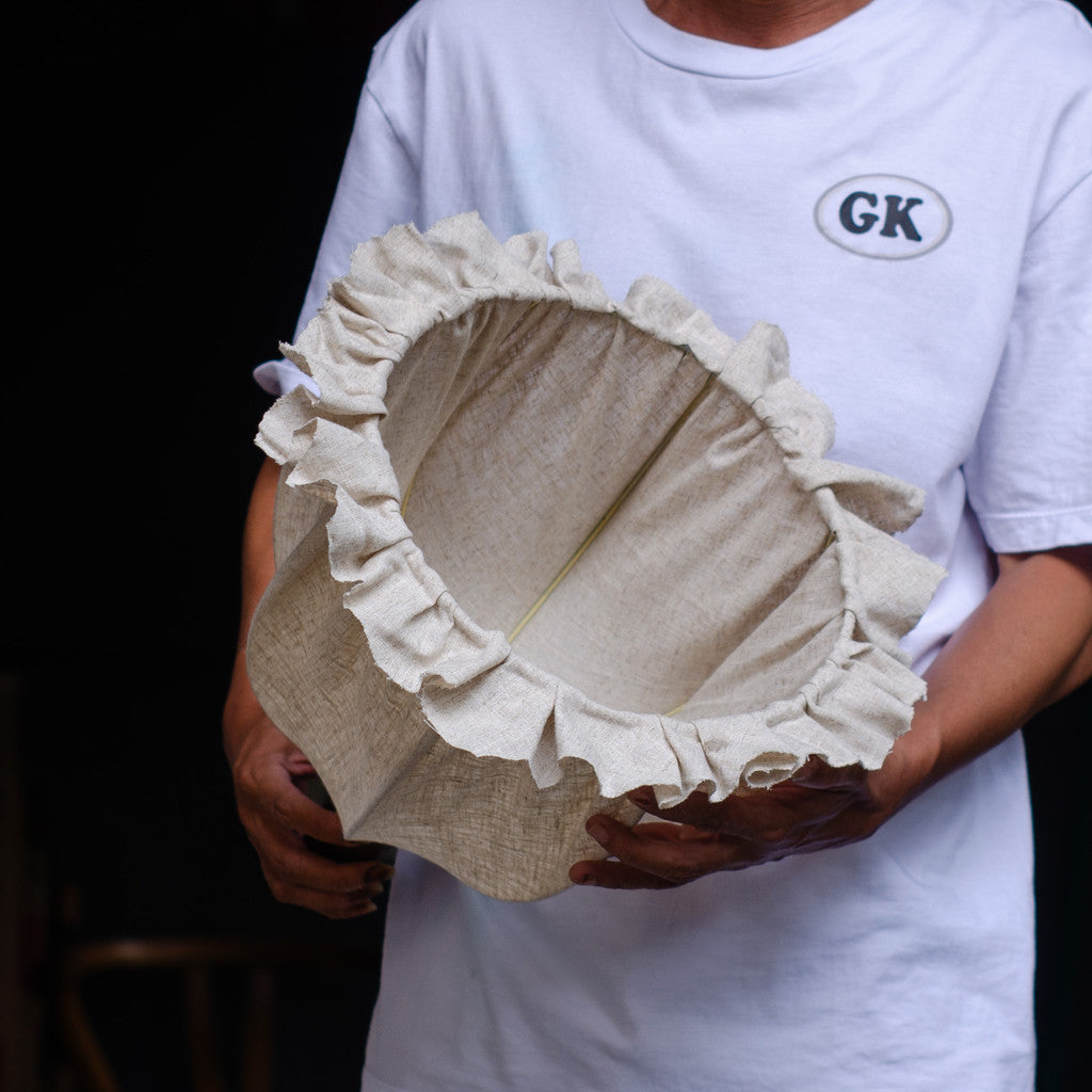Kap Lampu Gantung Kain LENTERA 44 - Handcrafted Lampshade Perfect Interior Decor for Cafe, Resto, Hotel or Home.